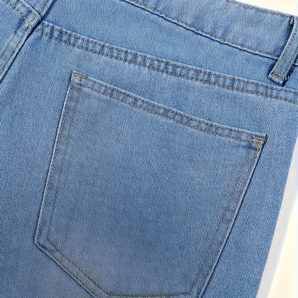 Men’s basic light blue straight leg jeans size 32 x 31 NWOT slightly tapered leg - Picture 5 of 8